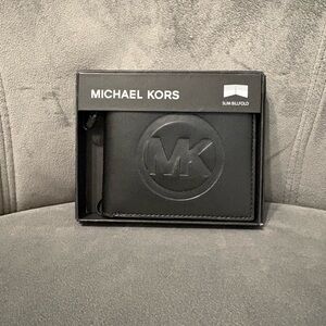 Michael Kors Black Money Clip Wallet